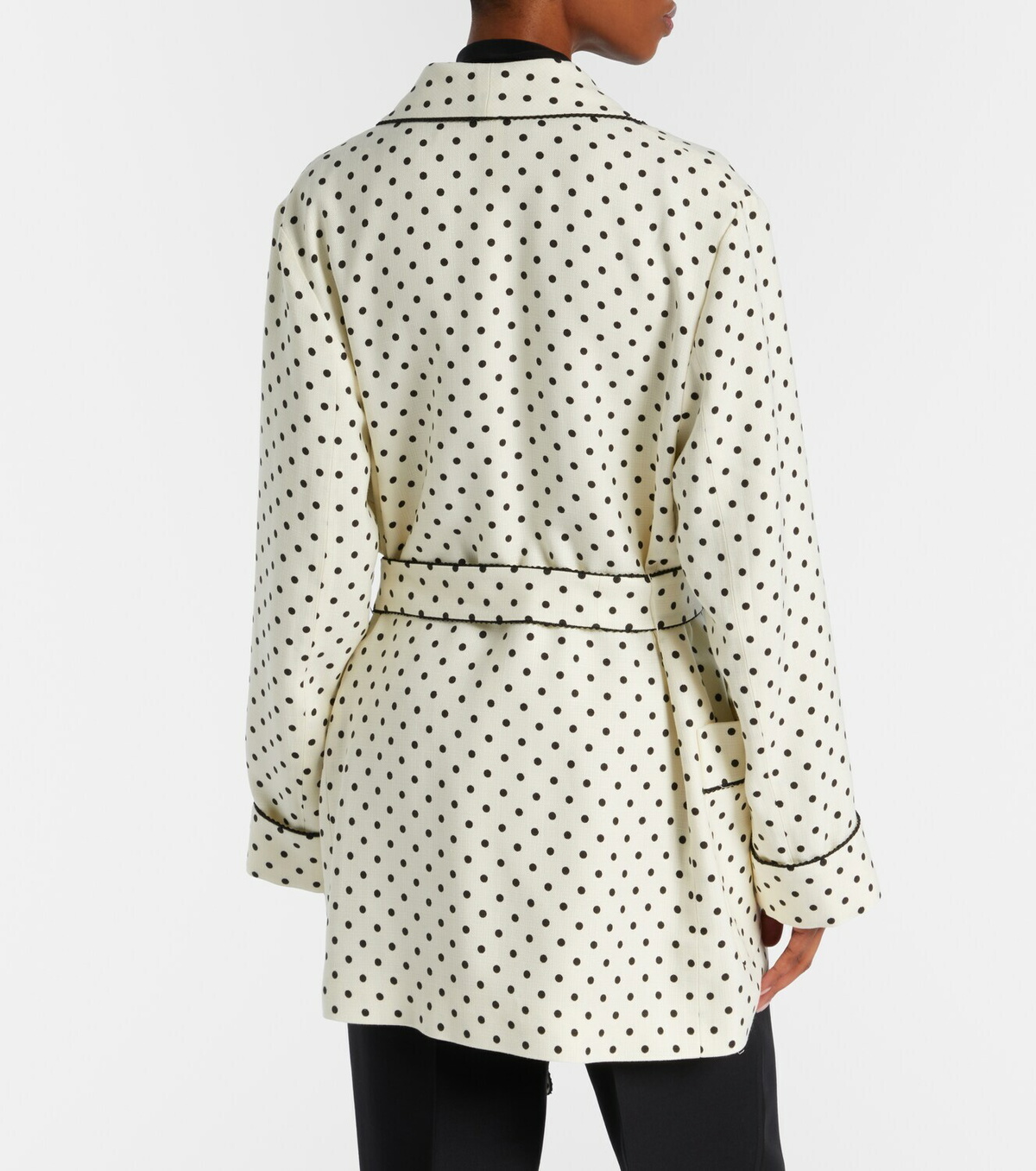 Valentino Plus De Pois belted jacket