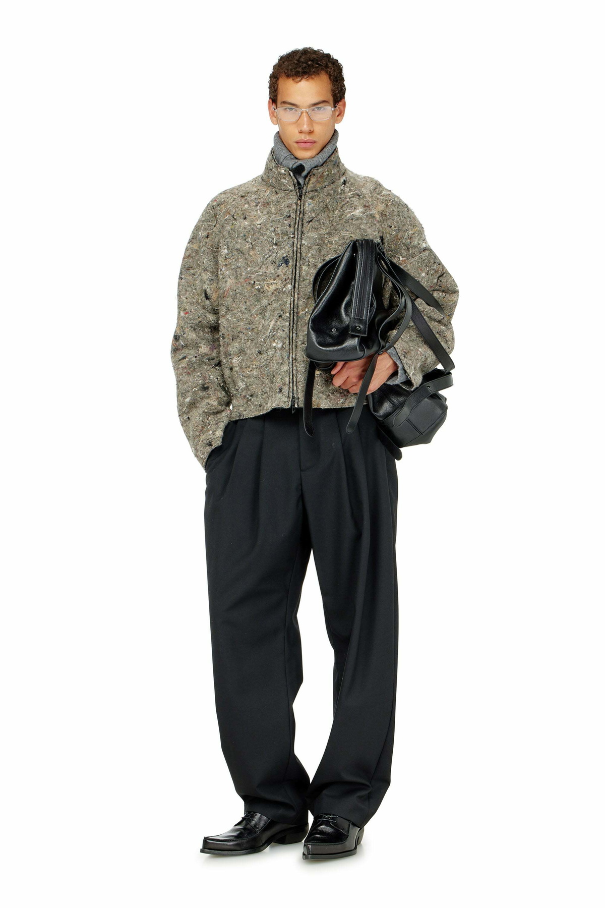 Diesel Upcycled felted jacket - Jackets - Man -