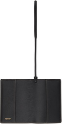 Ferragamo Black Strap Passport Holder