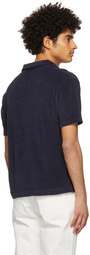 Harmony Navy Terrycloth Tao Polo