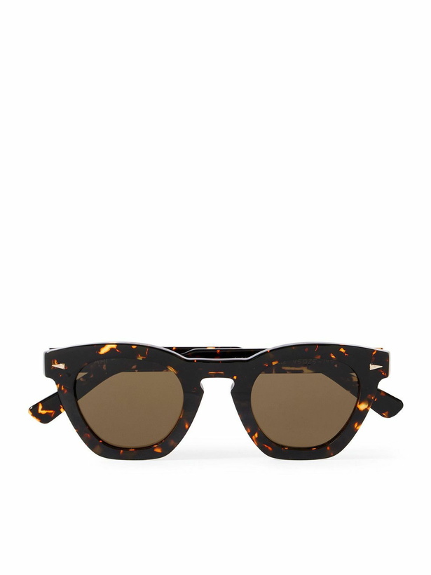 Photo: AHLEM - Montorgueil Round-Frame Tortoiseshell Acetate Sunglasses