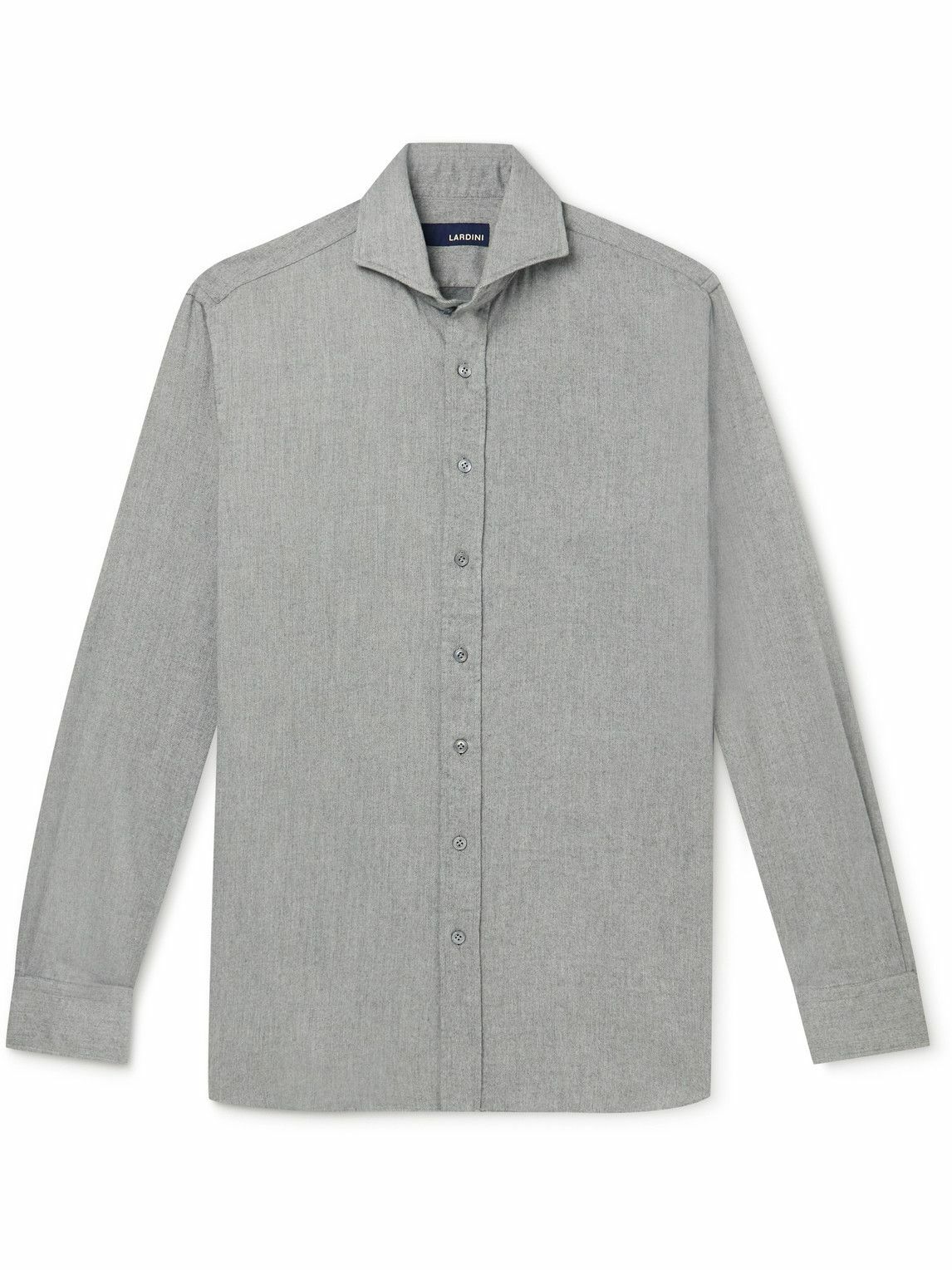 Lardini Gray Wool T-Shirt