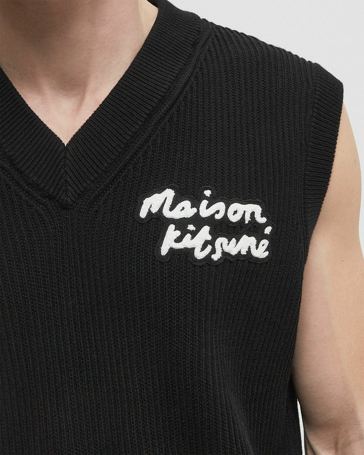 Maison Kitsune HANDWRITING VEST Black Men