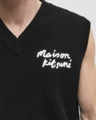 Maison Kitsune HANDWRITING VEST Black Men