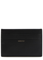 Paul Smith Signature Striped Logo Leather Card Holder - Black - One Size