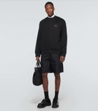 Prada Logo cotton-blend sweatshirt