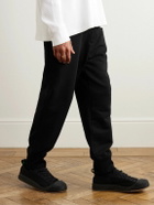 LOEWE - Tapered Cotton-Jersey Sweatpants - Black