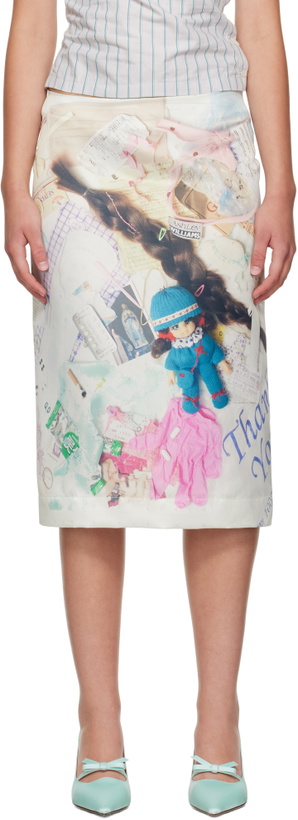 Photo: Ashley Williams Multicolor Printed Midi Skirt