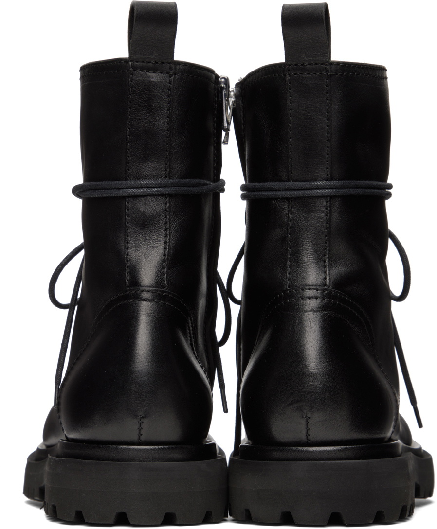 Officine Creative Black Eventual 018 Boots