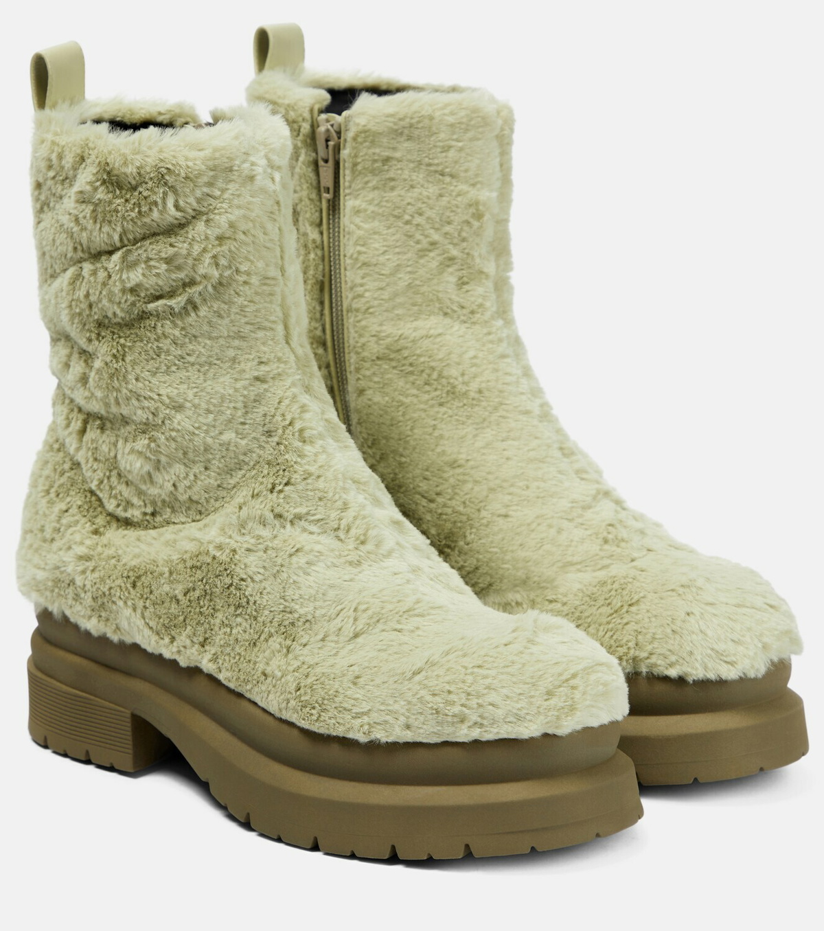 【JW Anderson】 Fauxファーアンクルブーツ JW Anderson - Faux fur ankle boots JW Anderson