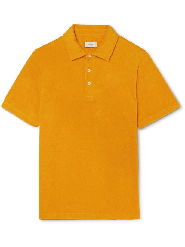 Photo: Altea - Cotton-Terry Polo Shirt - Orange