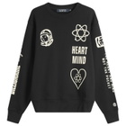 Billionaire Boys Club Men's Multi Print Sweatshirt in Black