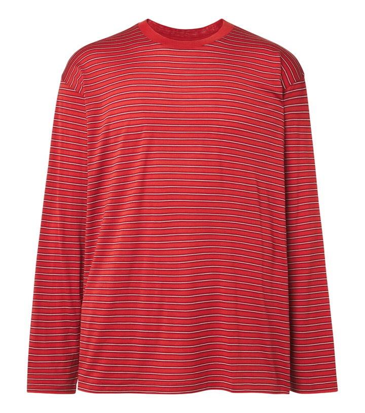 Photo: Auralee Striped wool T-shirt