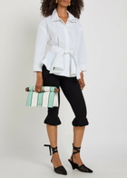 Jacquemus La Veste Cabana Belted Cotton-poplin Shirt Jacket White