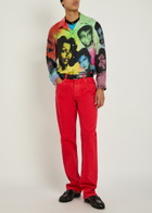 Versace Printed Silk Shirt Multicoloured 1