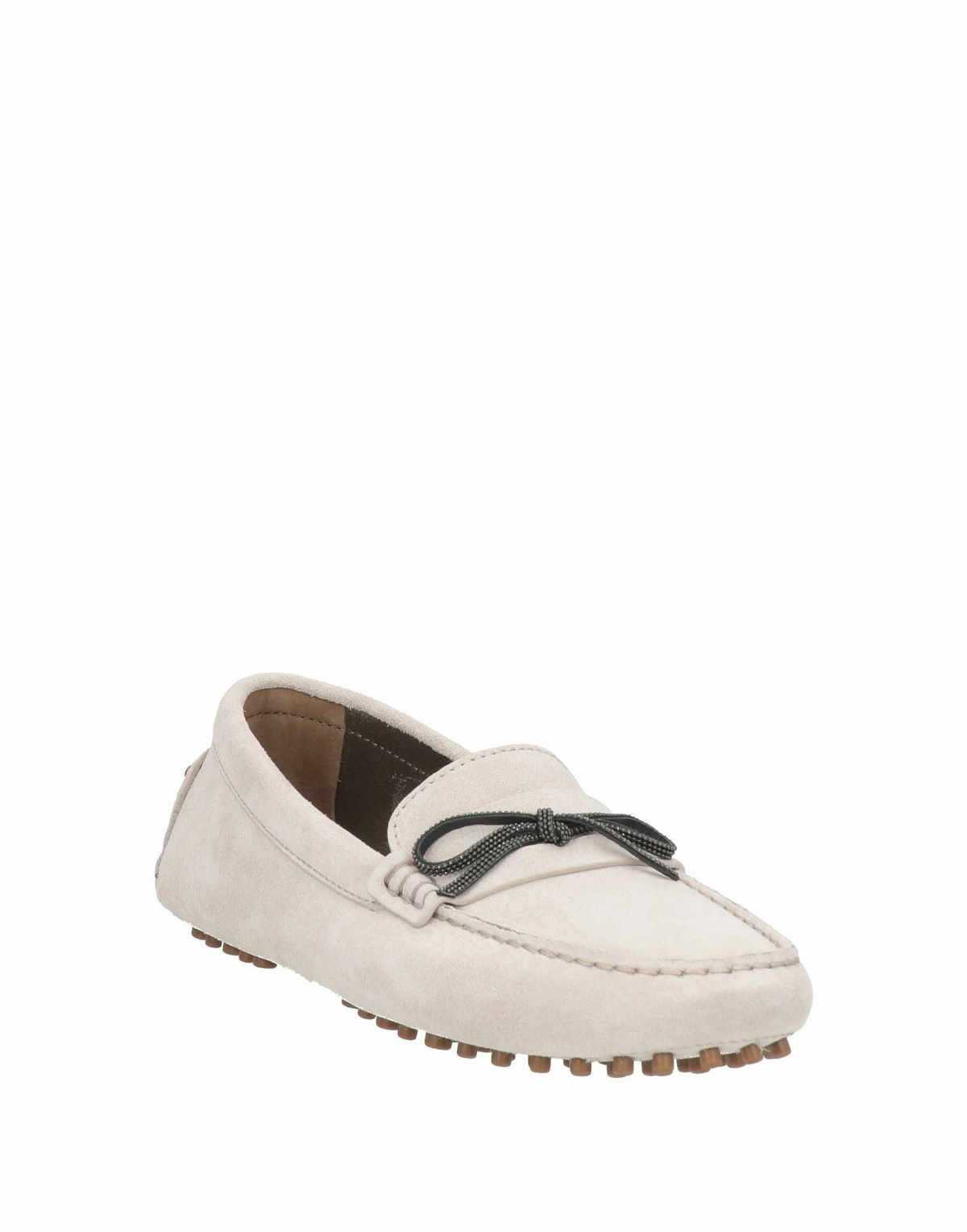 Brunello Cucinelli Womens Loafers Light in Grey