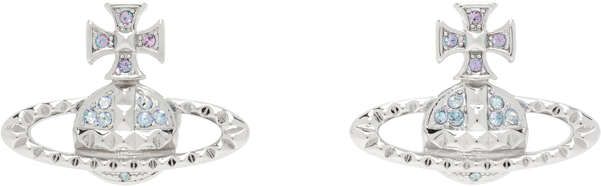 Vivienne Westwood Silver Mayfair Bas Relief Earrings Vivienne Westwood