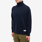 Neighborhood Men's High Neckwool Sweater in Navy