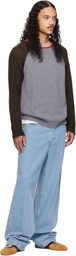 Edward Cuming Brown & Gray 'Jock In The Closet' Sweater