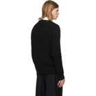Polo Ralph Lauren Black Cable-Knit Cotton sweater