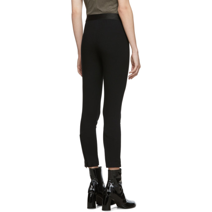2010s Ann Demeulemeester Black Stretch Leggings main image 0
