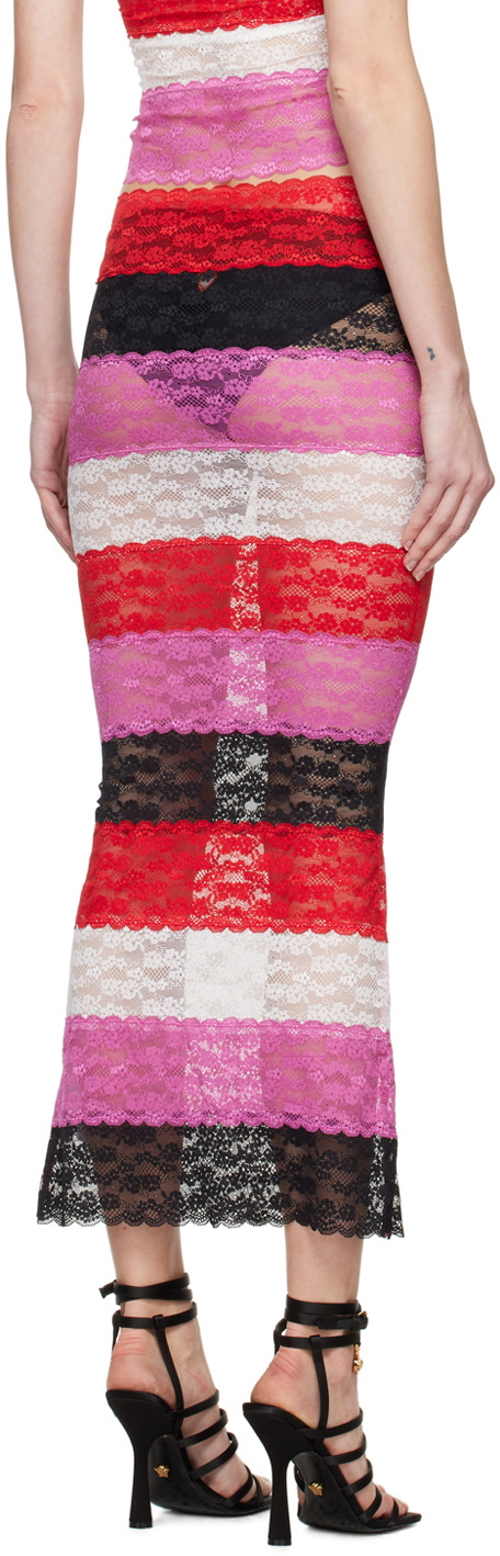 Sinead Gorey Multicolor Paneled Maxi Skirt
