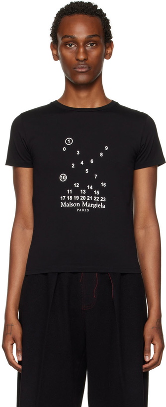 Photo: Maison Margiela Black Printed T-Shirt