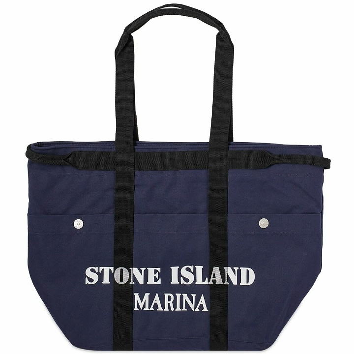 Photo: Stone Island Men's Marina Tote Bag in Royal Blue 