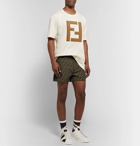 Fendi - Logo-Jacquard Shorts - Men - Brown