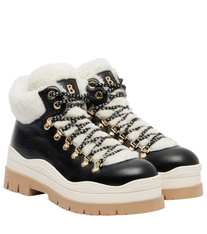 Photo: Bogner Arosa shearling-lined leather lace-up boots