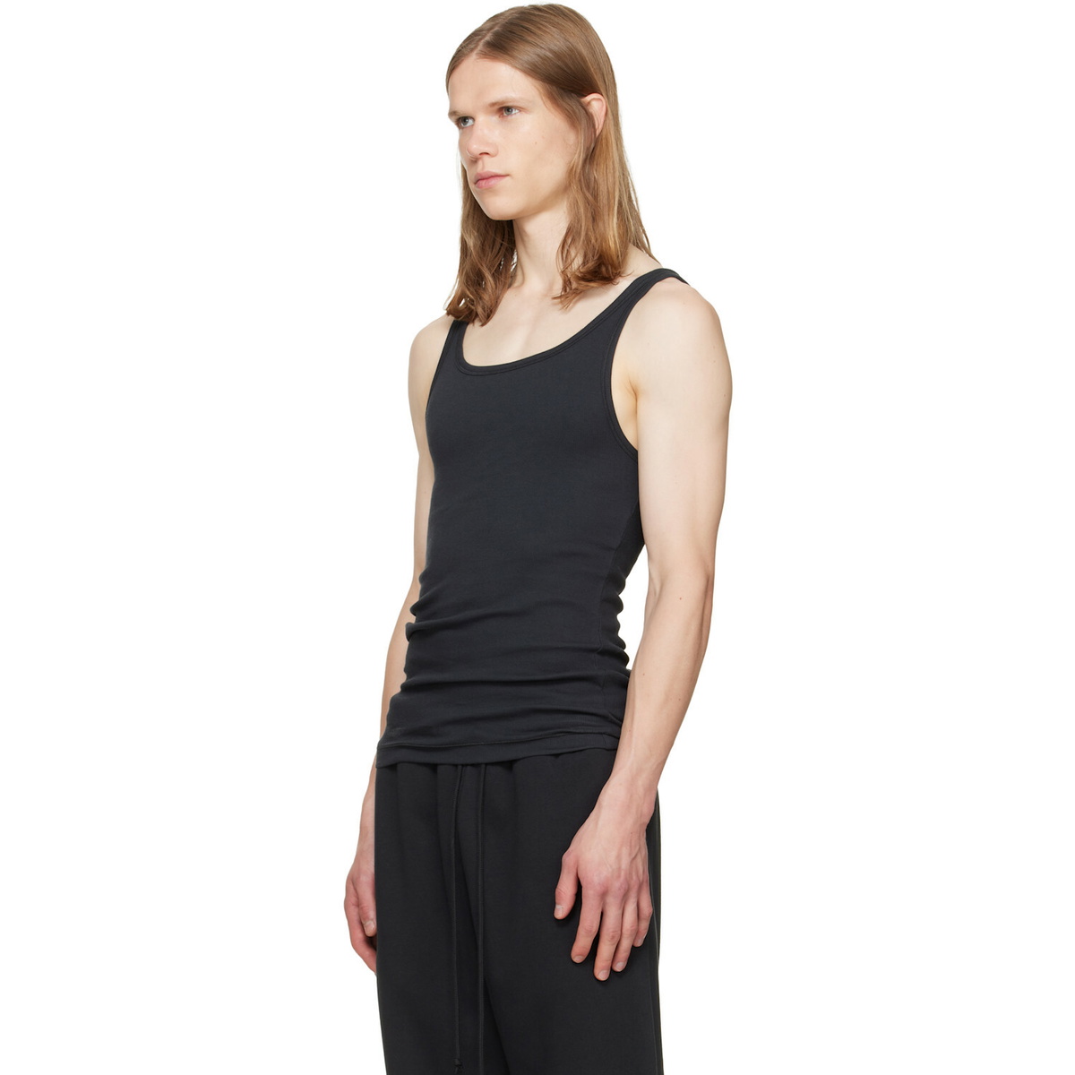 SKIMS Three-Pack Multicolor SKIMS Cotton Rib Tank Tops