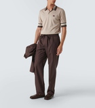 Dolce&Gabbana Logo silk polo shirt