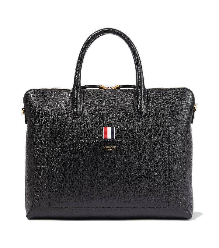 Photo: Thom Browne Leather briefcase