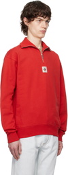 Bally Red Half-Zip Sweatshirt
