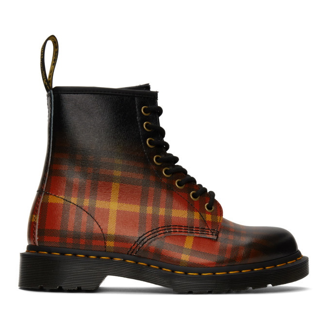 Photo: Dr. Martens Multicolor 1460 Tartan Boots