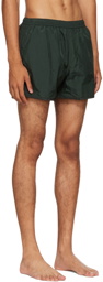 AMI Paris Green Ami de Cœur Swim Shorts