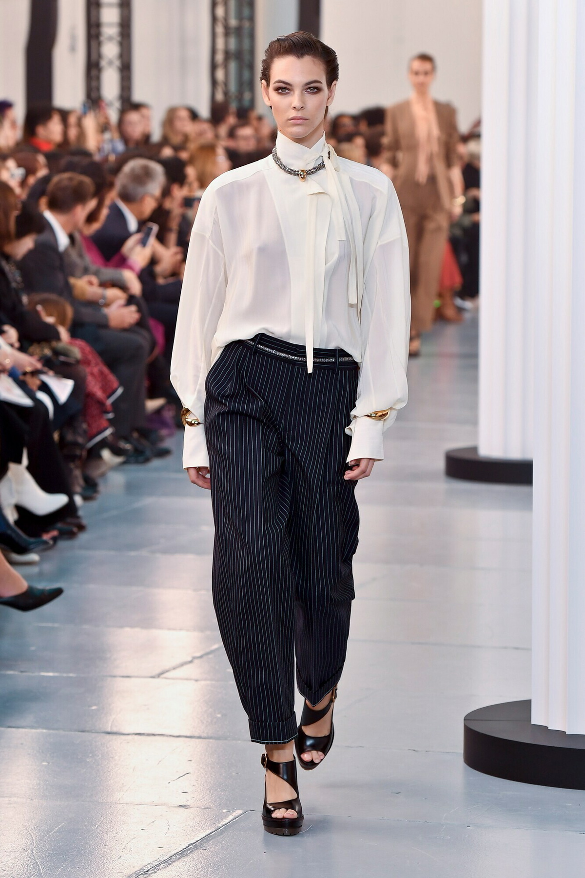 パンツ SEE BY CHLOE ARCHIVE VIRGIN WOOL SLACKS Chloe - Striped virgin wool pants Chloe