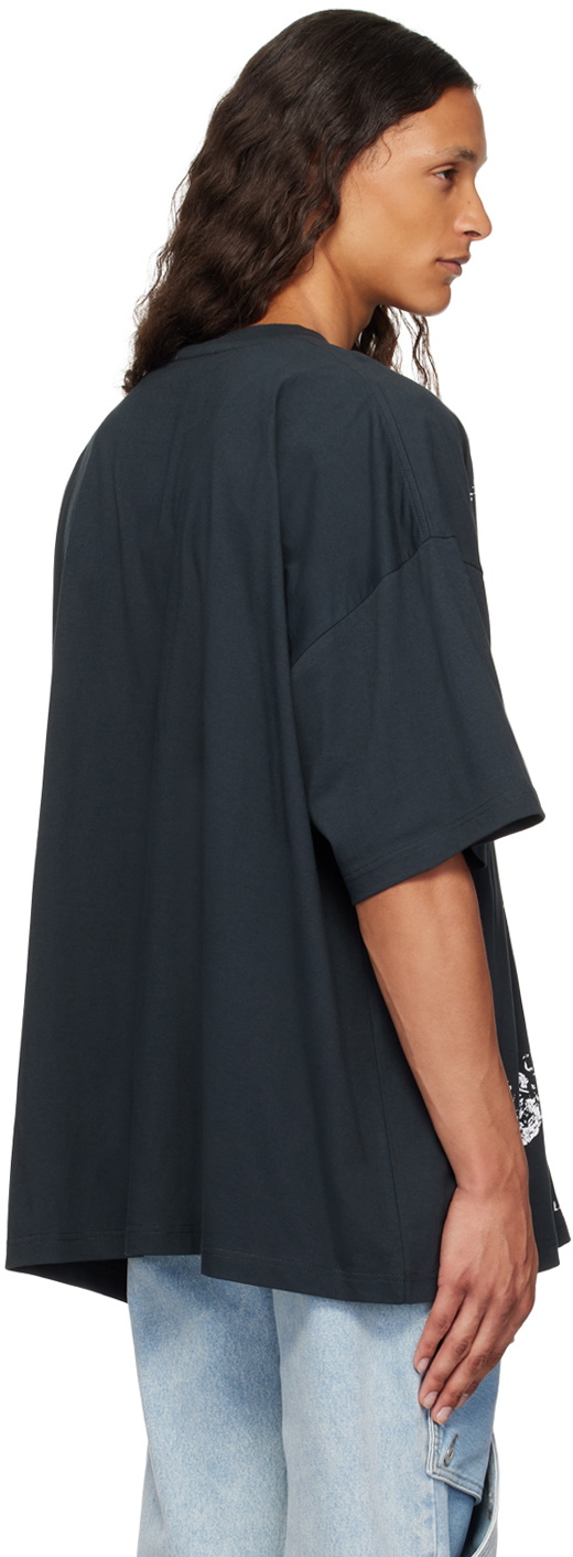 Y/Project Black Paris' Best' Pinched T-Shirt