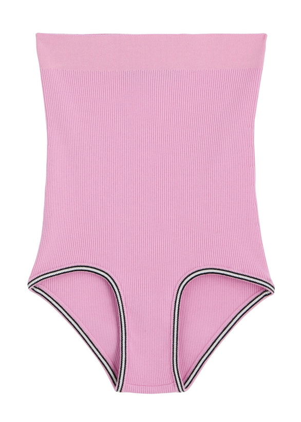 Photo: Jacquemus Le Short Maille Spiaggia Ribbed Wool-blend Briefs Multicoloured 1