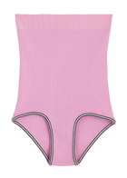 Jacquemus Le Short Maille Spiaggia Ribbed Wool-blend Briefs Multicoloured 1