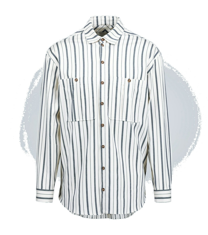 Photo: King & Tuckfield - Oversized slubbed cotton shirt