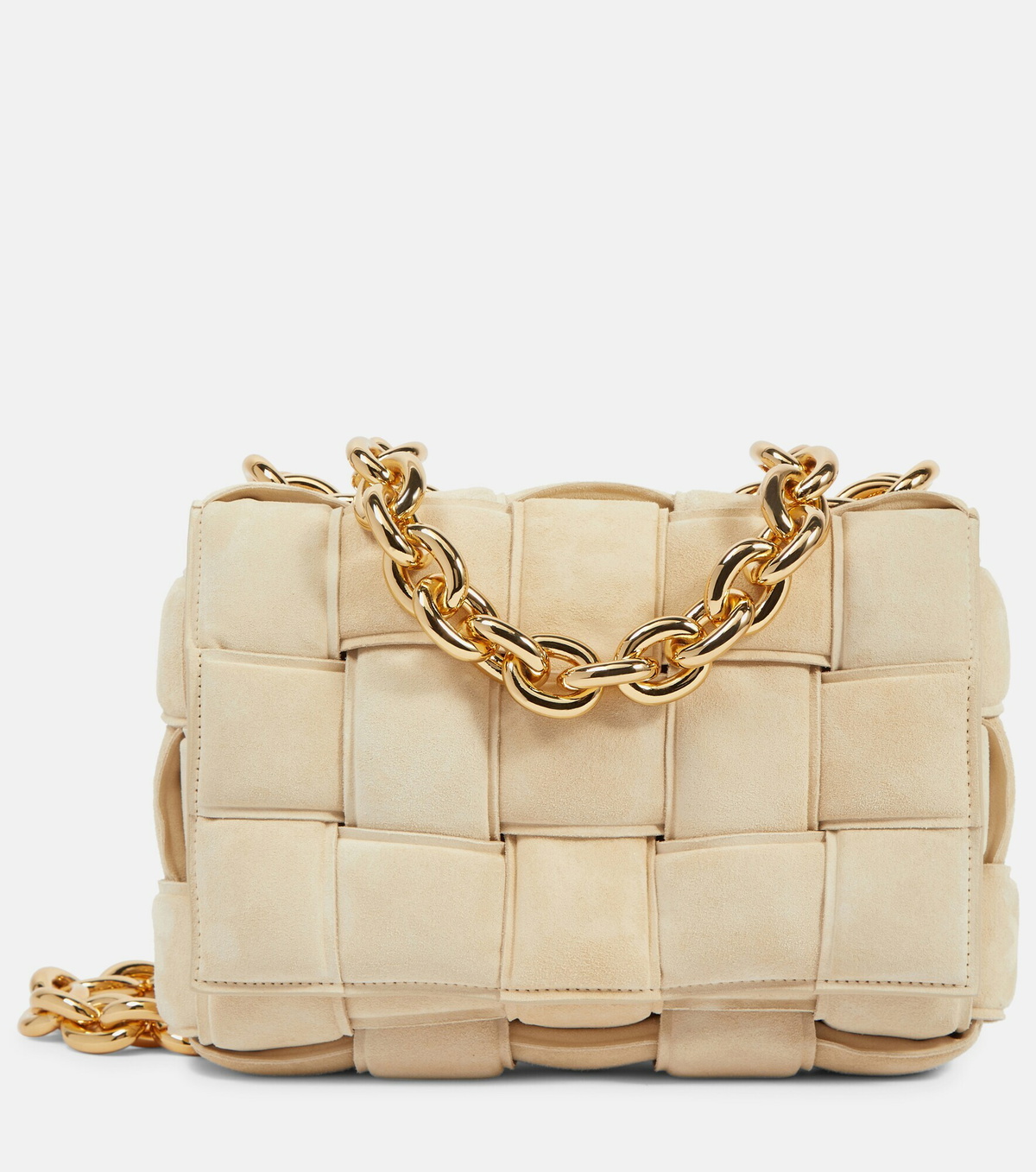 Bottega Veneta - Chain Cassette suede shoulder bag