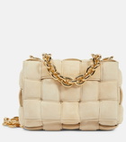 Bottega Veneta - Chain Cassette suede shoulder bag