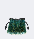 Loewe Flamenco Mimosa Mini leather clutch