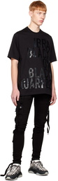 Dsquared2 Black 'Ibra' Slouch T-Shirt