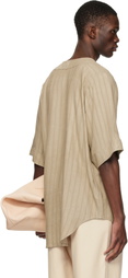 colbo Beige Baseball Shirt