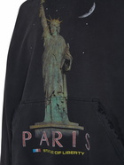 BALENCIAGA Paris Liberty Cotton Sweatshirt Hoodie