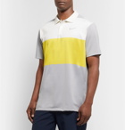 Nike Golf - Vapor Colour-Block Dri-FIT Polo Shirt - Gray