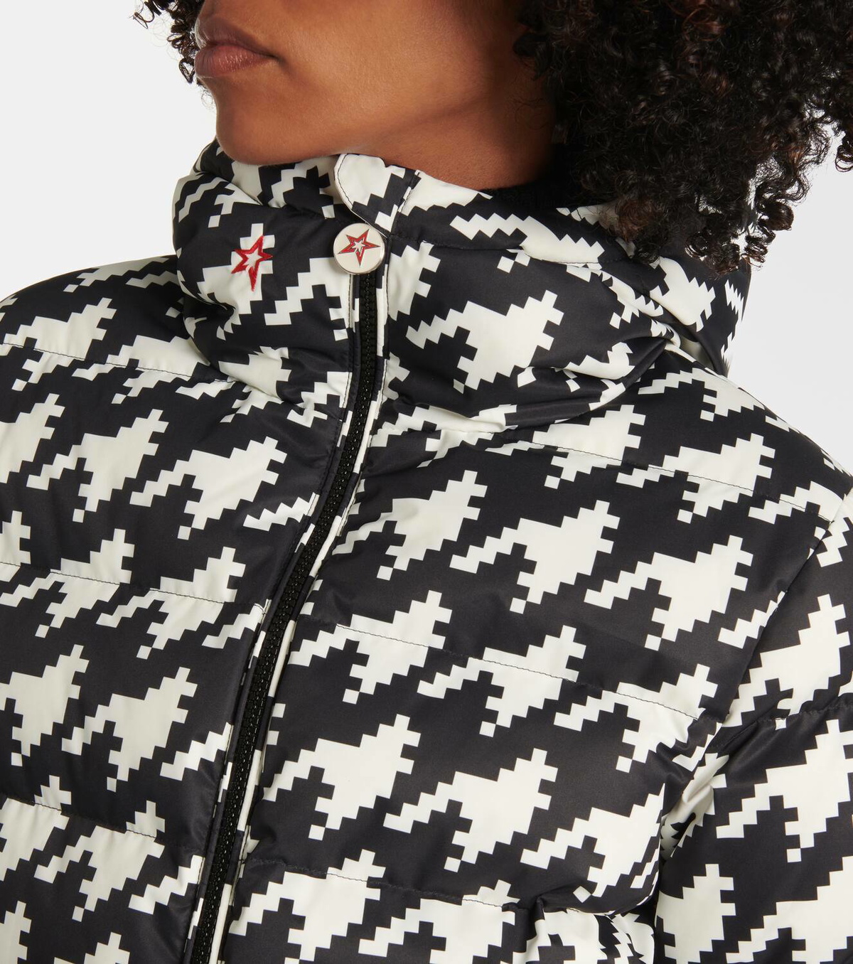 Perfect Moment Polar Flare houndstooth ski jacket Perfect Moment