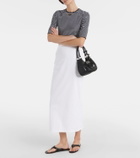 Prada Logo padded leather thong sandals
